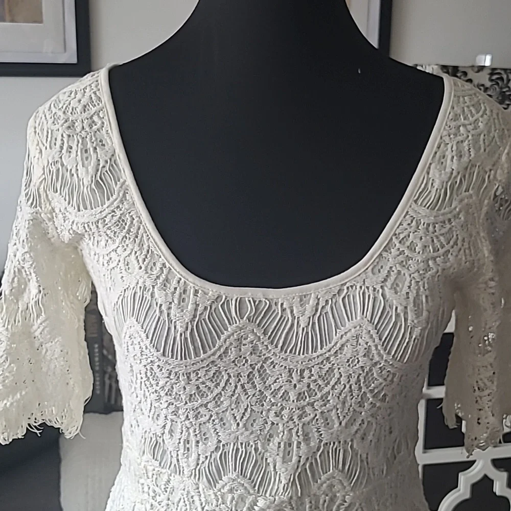 URBAN OUTFITTERS Ivory Dress - Picture 2 of 4